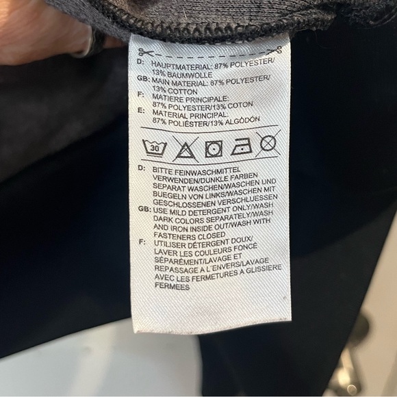 Adidas Originals Stan Smith Label Tape Sleeve Track Jacket Full Zip Sz L Black - Picture 15 of 15